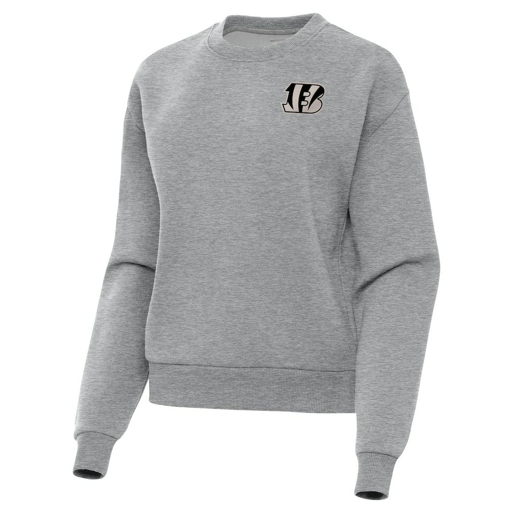 Cincinnati Bengals Antigua Women's Victory Pullover Sweatshirt - Heather Gray on sale