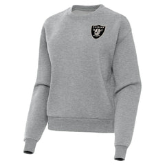 Las Vegas Raiders Antigua Women's Victory Pullover Sweatshirt - Heather Gray cheap