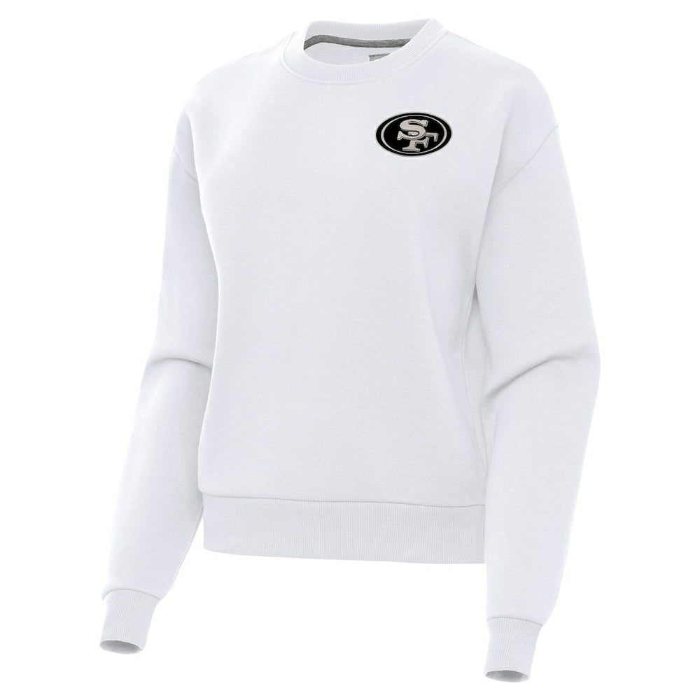 San Francisco 49ers Antigua Women's Victory Pullover Sweatshirt - White discount