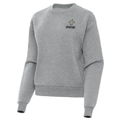 New Orleans Saints Antigua Women's Victory Pullover Sweatshirt - Heather Gray discount