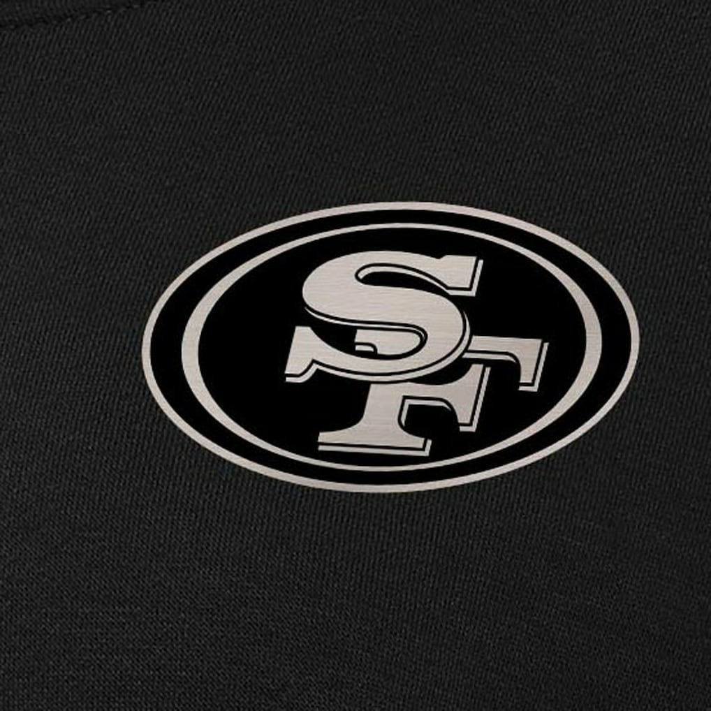 San Francisco 49ers Antigua Women's Victory Pullover Sweatshirt - Black for sale