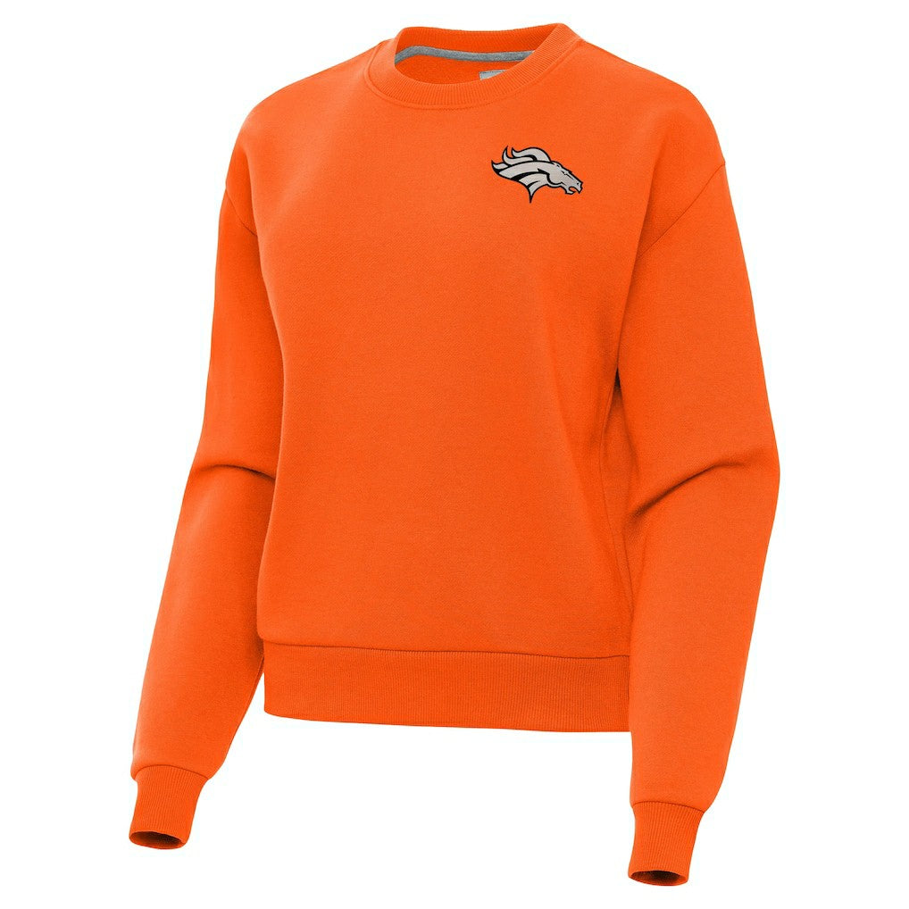 Denver Broncos Antigua Women's Victory Pullover Sweatshirt - Orange cheap