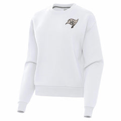 Tampa Bay Buccaneers Antigua Women's Victory Pullover Sweatshirt - White discount