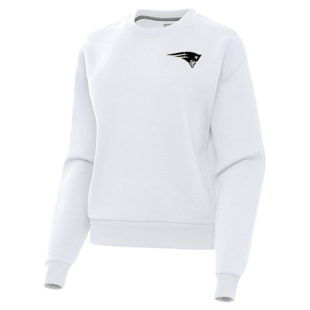 New England Patriots Antigua Women's Victory Pullover Sweatshirt - White discount