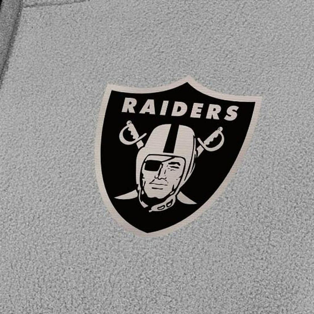 Las Vegas Raiders Antigua Women's Brushed Carbon Figure Half-Zip Pullover Sweatshirt – Gray discount
