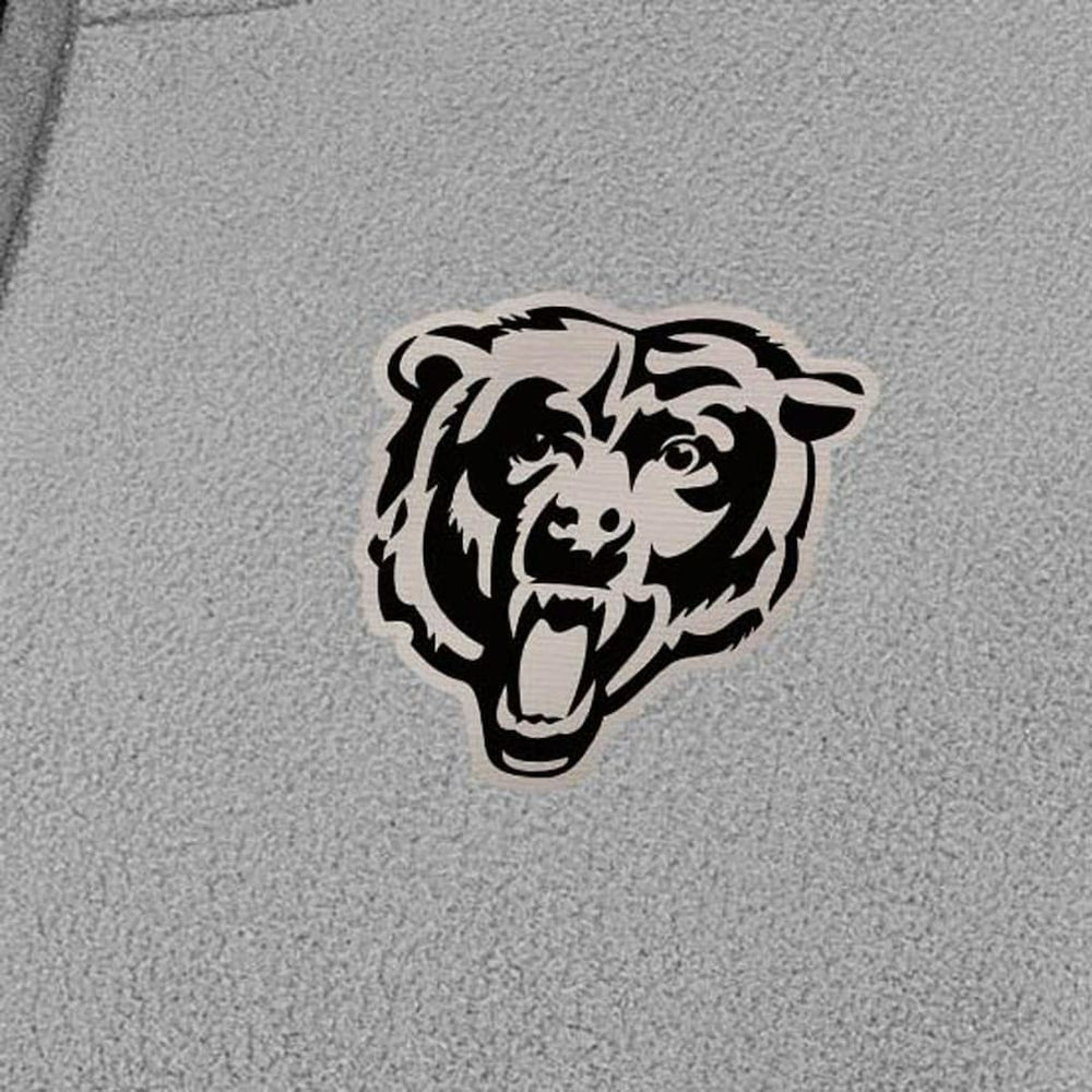 Chicago Bears Antigua Women's Brushed Carbon Figure Half-Zip Pullover Sweatshirt – Gray discount