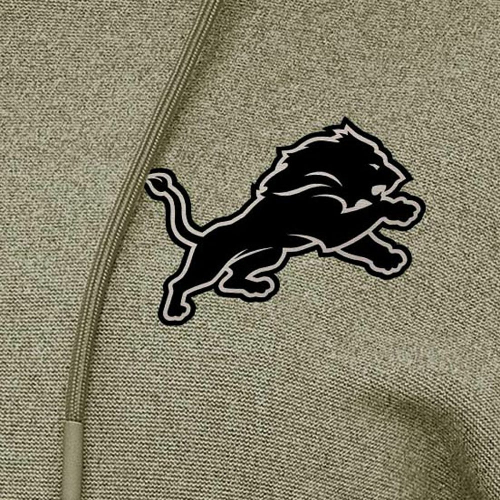 Detroit Lions Antigua Women's Justice Pullover Hoodie - Olive on sale