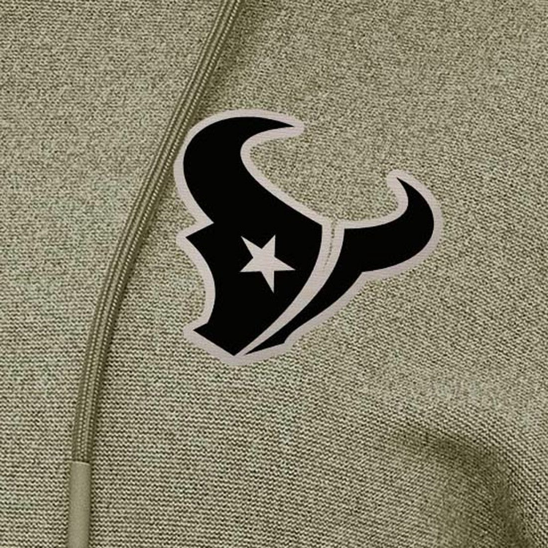 Houston Texans Antigua Women's Justice Pullover Hoodie - Olive outlet