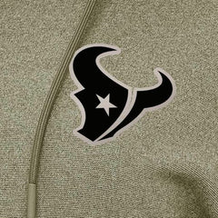 Houston Texans Antigua Women's Justice Pullover Hoodie - Olive outlet