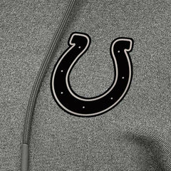Indianapolis Colts Antigua Women's Justice Pullover Hoodie - Heather Black outlet