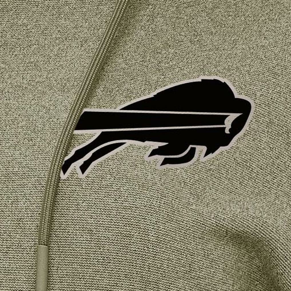Buffalo Bills Antigua Women's Justice Pullover Hoodie - Olive cheap