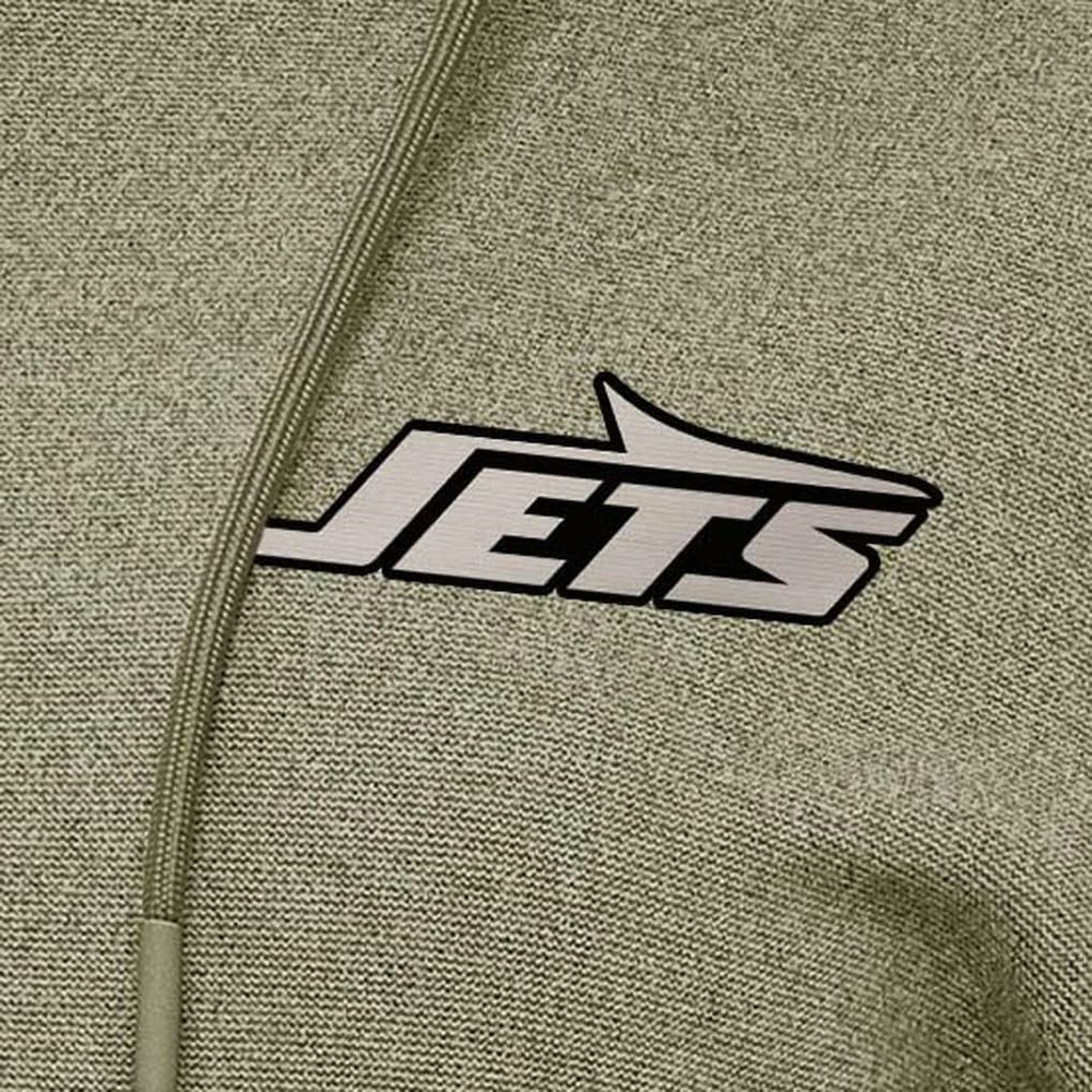New York Jets Antigua Women's Justice Pullover Hoodie - Olive online