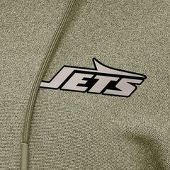 New York Jets Antigua Women's Justice Pullover Hoodie - Olive online