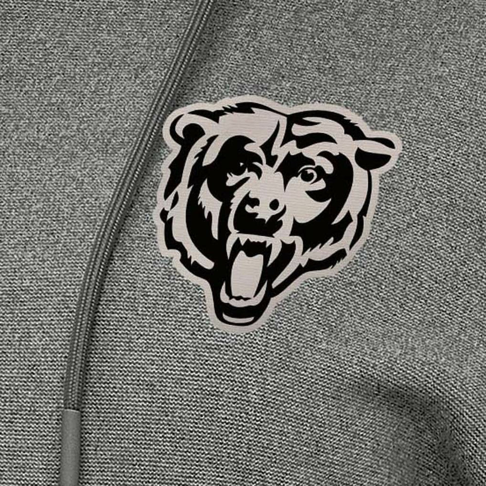 Chicago Bears Antigua Women's Justice Pullover Hoodie - Heather Black for sale