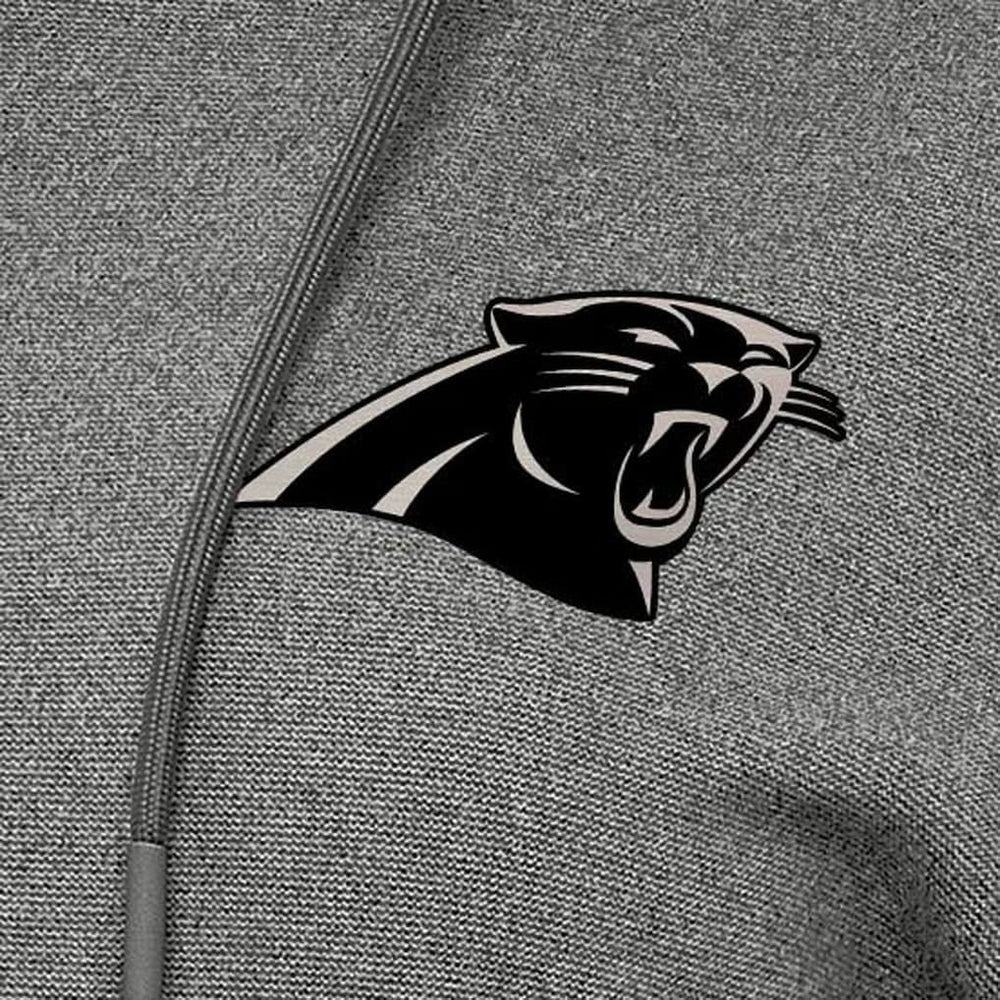 Carolina Panthers Antigua Women's Justice Pullover Hoodie - Heather Black for sale