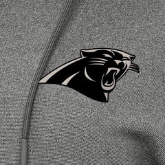 Carolina Panthers Antigua Women's Justice Pullover Hoodie - Heather Black for sale