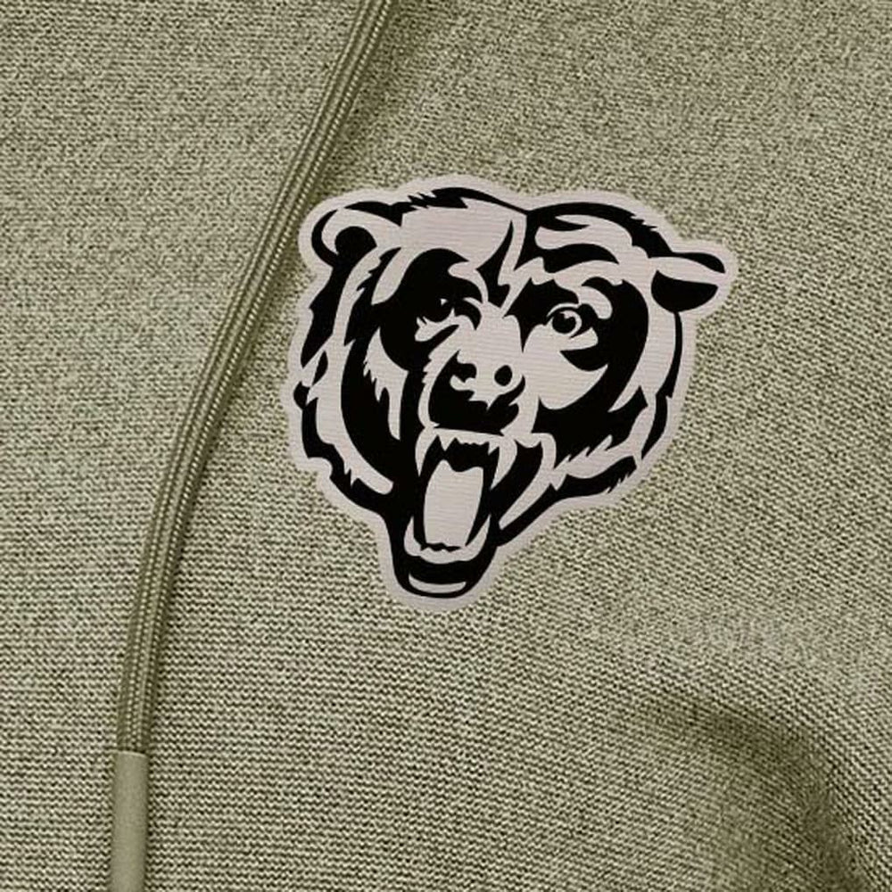 Chicago Bears Antigua Women's Justice Pullover Hoodie - Olive outlet