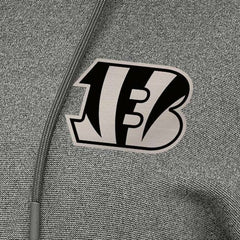 Cincinnati Bengals Antigua Women's Justice Pullover Hoodie - Heather Black cheap
