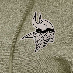 Minnesota Vikings Antigua Women's Justice Pullover Hoodie - Olive online