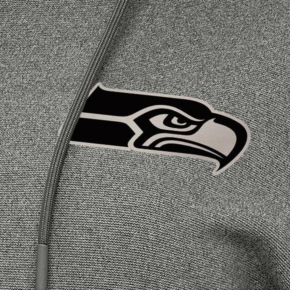 Seattle Seahawks Antigua Women's Justice Pullover Hoodie - Heather Black sale