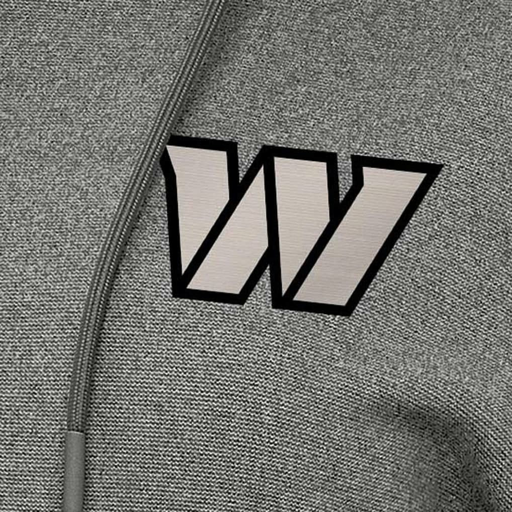 Washington Commanders Antigua Women's Justice Pullover Hoodie - Heather Black online