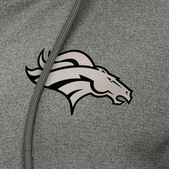 Denver Broncos Antigua Women's Seeker Full-Zip Hoodie Jacket - Heather Black on sale