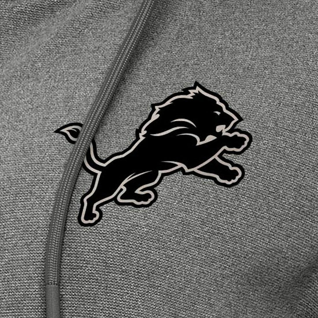 Detroit Lions Antigua Women's Seeker Full-Zip Hoodie Jacket - Heather Black on sale