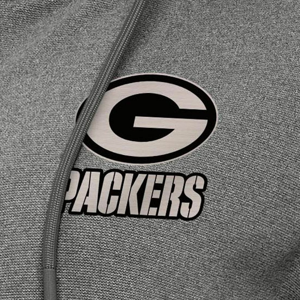 Green Bay Packers Antigua Women's Seeker Full-Zip Hoodie Jacket - Heather Black sale