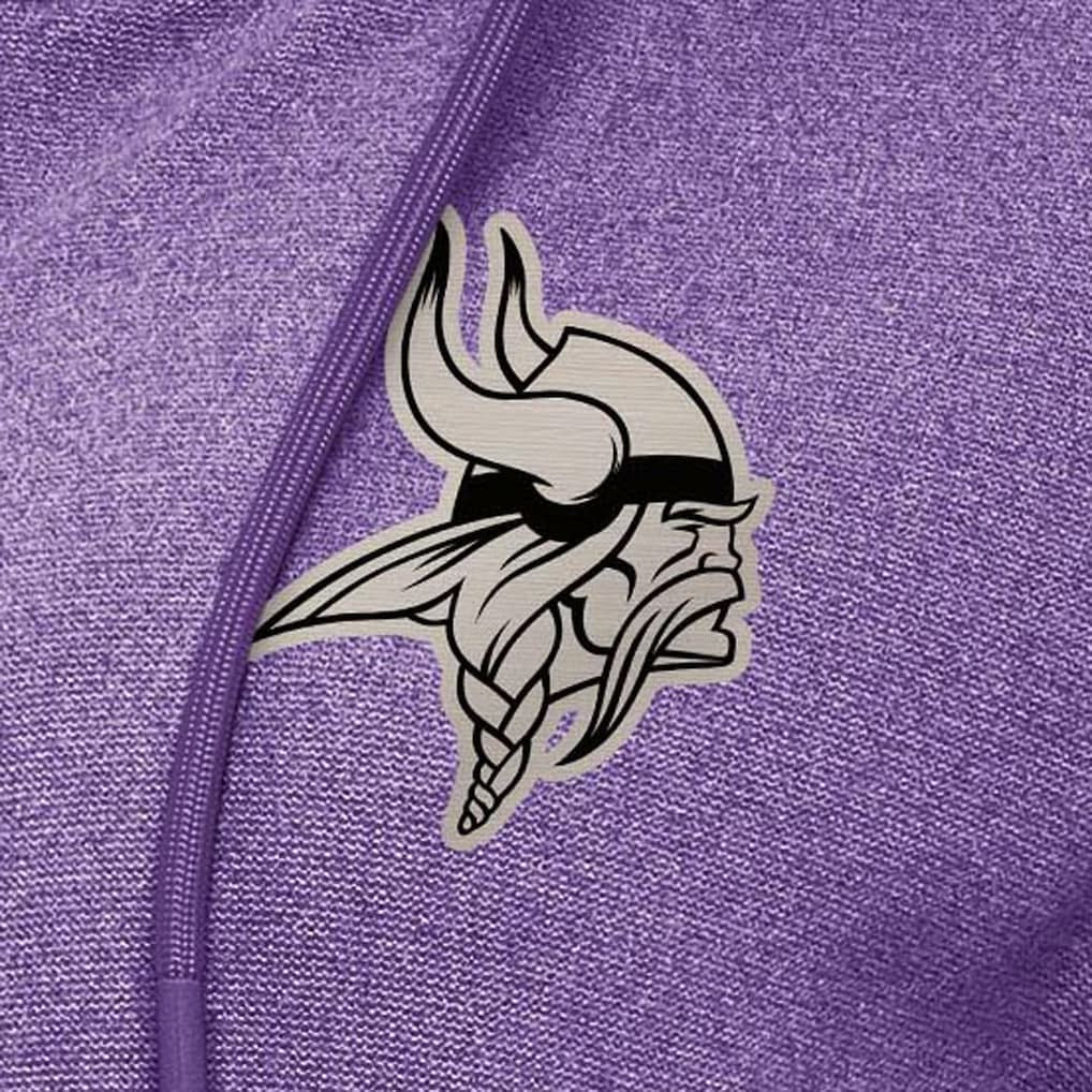 Minnesota Vikings Antigua Women's Seeker Full-Zip Hoodie Jacket - Heather Purple sale