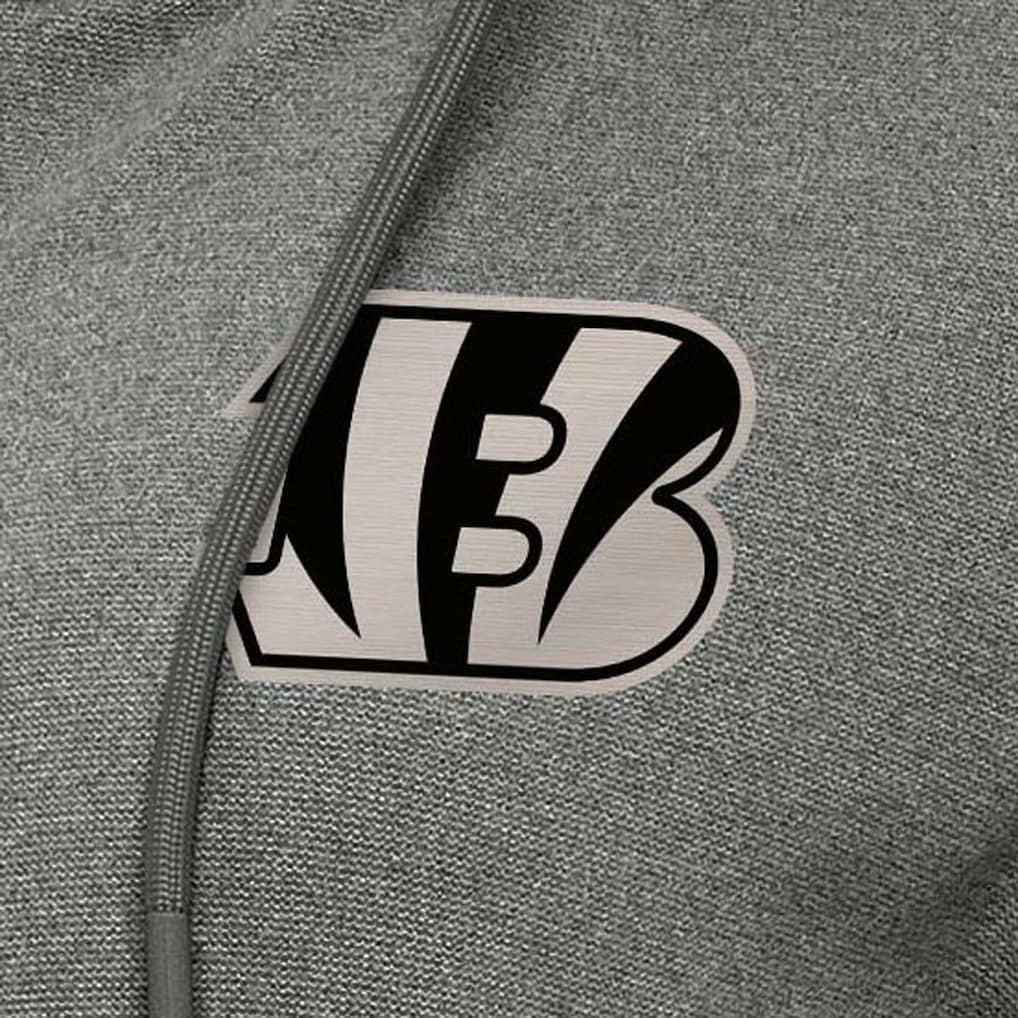 Cincinnati Bengals Antigua Women's Seeker Full-Zip Hoodie Jacket - Heather Black cheap