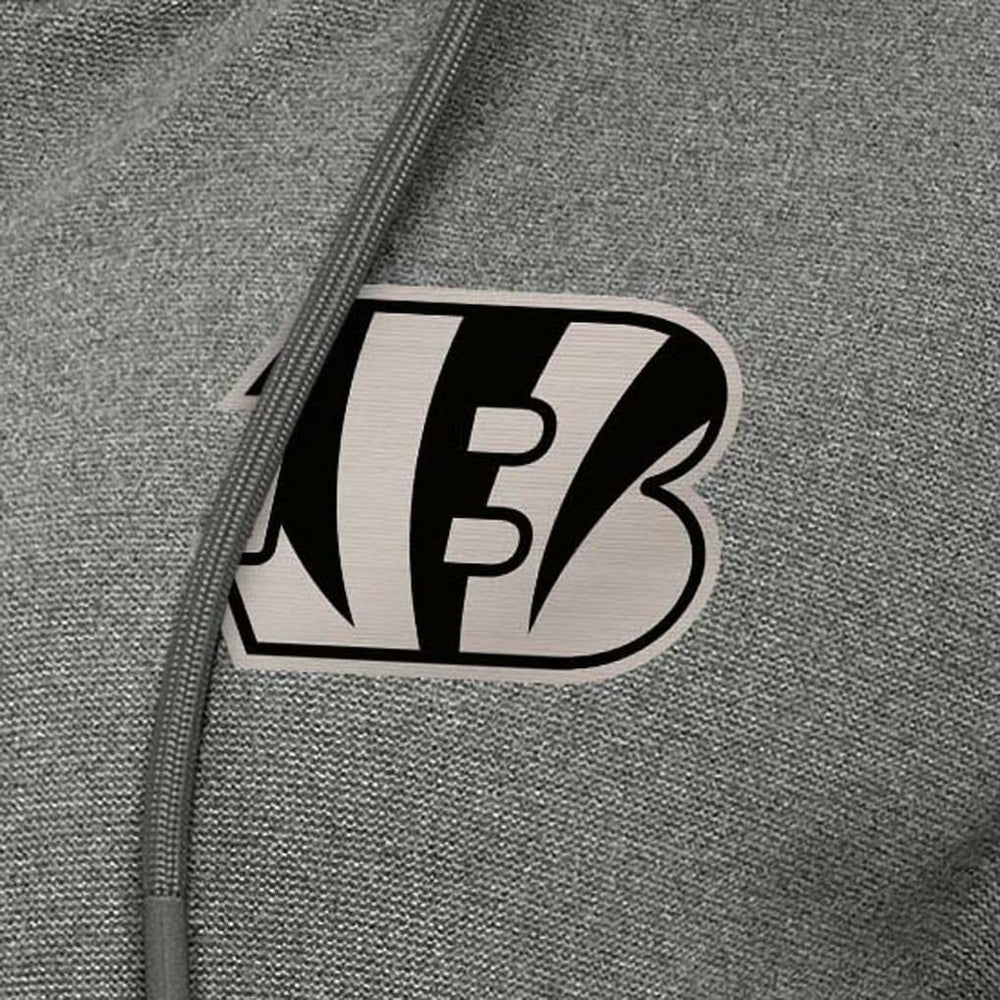 Cincinnati Bengals Antigua Women's Seeker Full-Zip Hoodie Jacket - Heather Black cheap