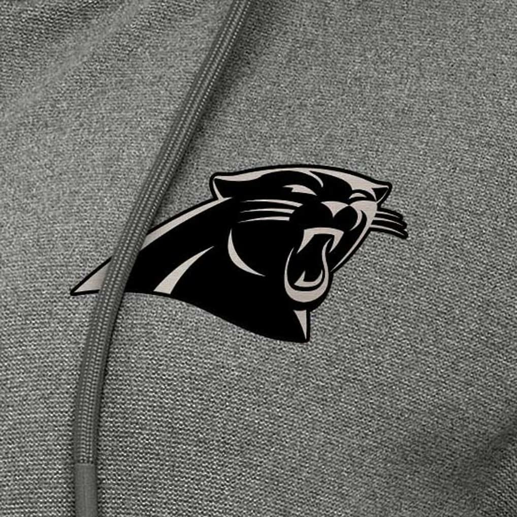 Carolina Panthers Antigua Women's Seeker Full-Zip Hoodie Jacket - Heather Black outlet