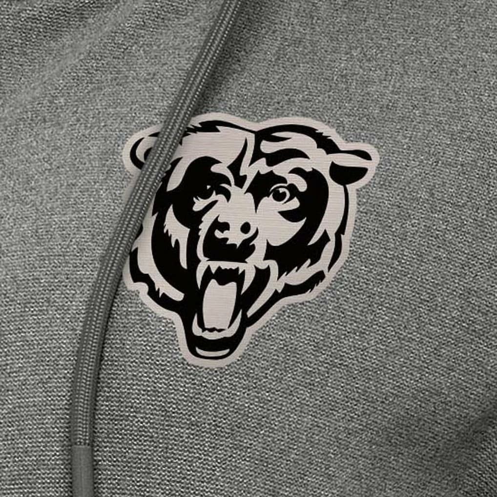 Chicago Bears Antigua Women's Seeker Full-Zip Hoodie Jacket - Heather Black sale