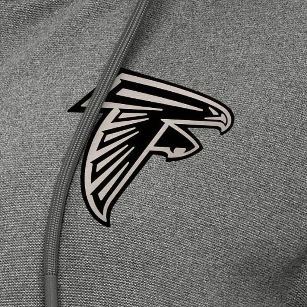 Atlanta Falcons Antigua Women's Seeker Full-Zip Hoodie Jacket - Heather Black for sale