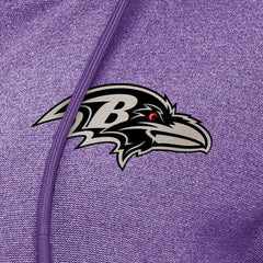 Baltimore Ravens Antigua Women's Seeker Full-Zip Hoodie Jacket - Heather Purple for sale