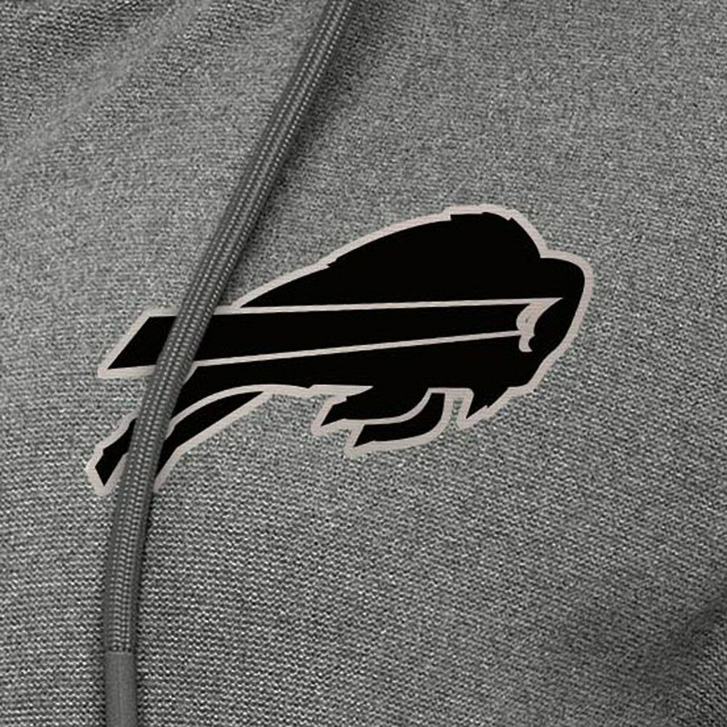 Buffalo Bills Antigua Women's Seeker Full-Zip Hoodie Jacket - Heather Black cheap