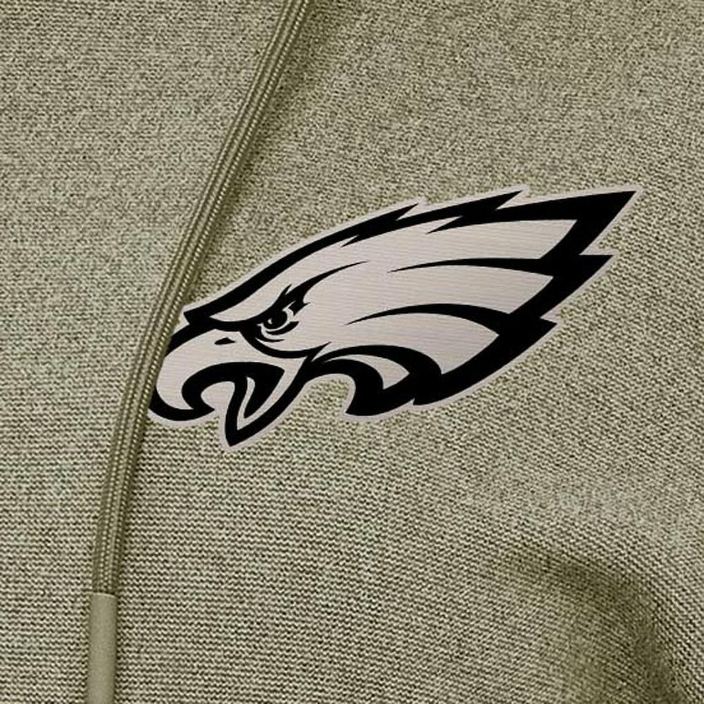 Philadelphia Eagles Antigua Women's Justice Pullover Hoodie - Olive cheap