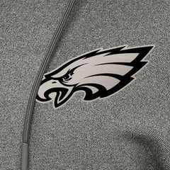 Philadelphia Eagles Antigua Women's Justice Pullover Hoodie - Heather Black for sale