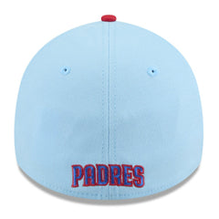 San Diego Padres 2025 Fourth of July 39THIRTY Flex Hat Light Blue/Red