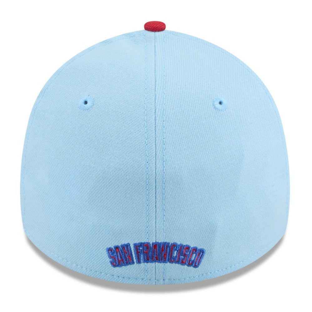 San Francisco Giants 2025 Fourth of July 39THIRTY Flex Hat Light Blue/Red