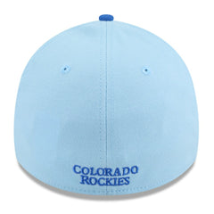 Colorado Rockies 2025 Fourth of July 39THIRTY Flex Hat Light Blue/Blue
