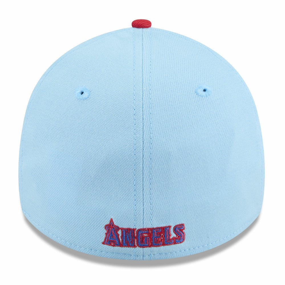 Los Angeles Angels 2025 Fourth of July 39THIRTY Flex Hat Light Blue/Red