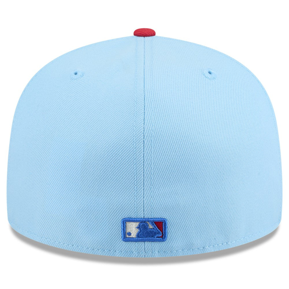 Los Angeles Angels 2025 Fourth of July 59FIFTY Fitted Hat Light Blue/Red