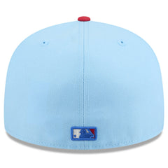 Los Angeles Angels 2025 Fourth of July 59FIFTY Fitted Hat Light Blue/Red