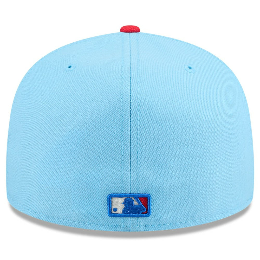 Chicago White Sox 2025 Fourth of July 59FIFTY Fitted Hat Light Blue/Red