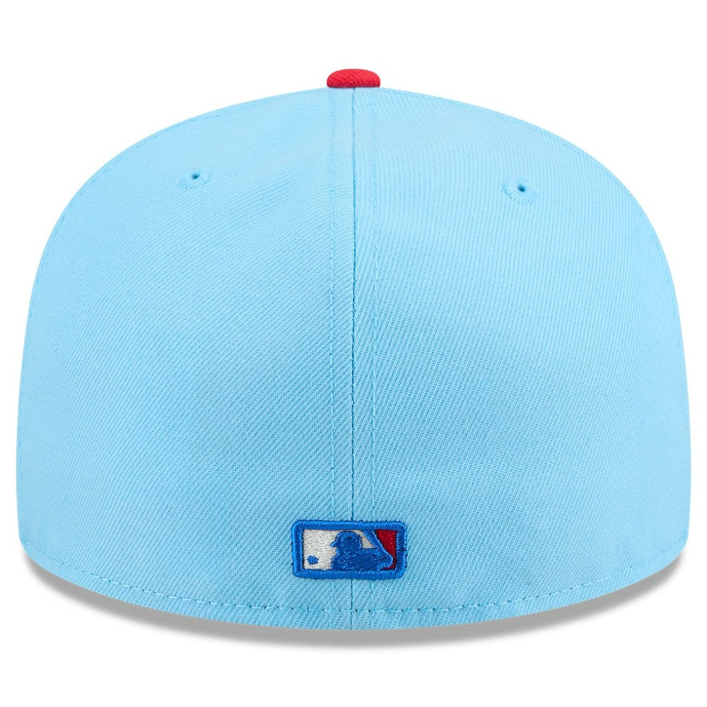San Diego Padres 2025 Fourth of July 59FIFTY Fitted Hat Light Blue/Red