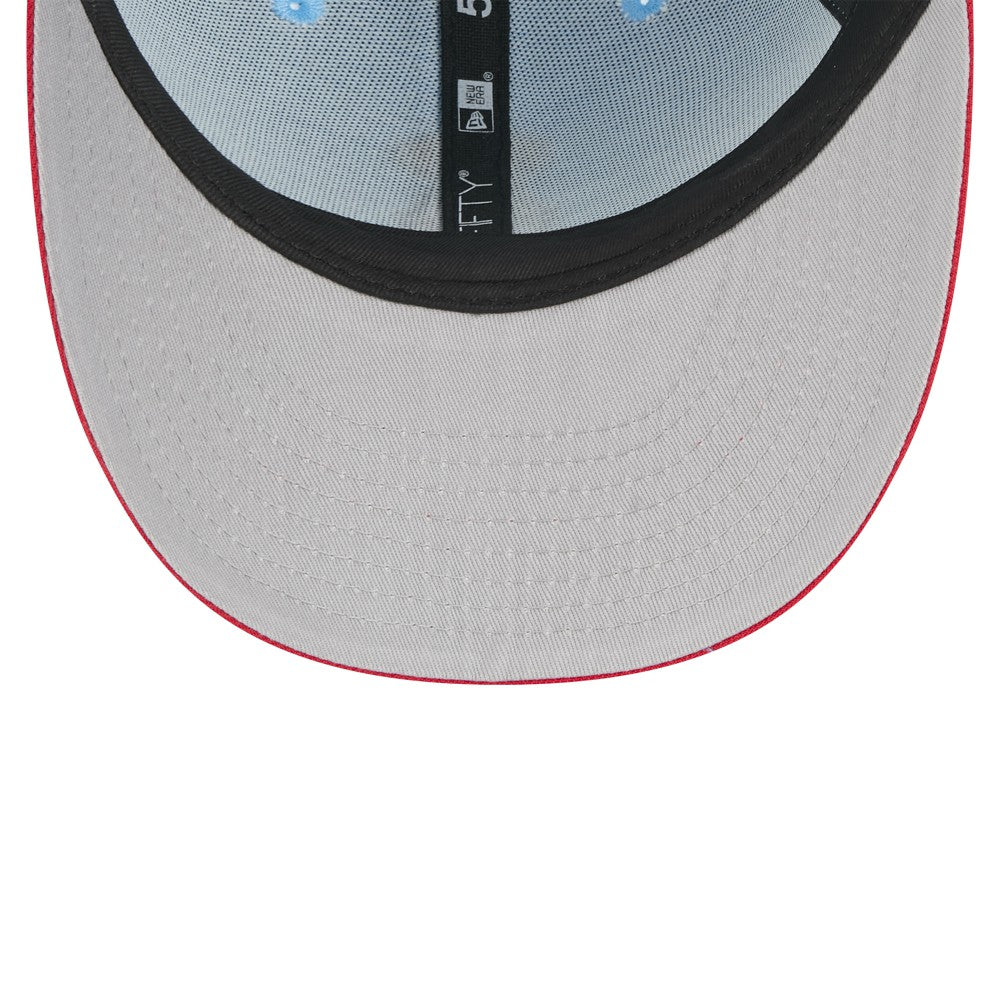 Los Angeles Angels 2025 Fourth of July Low Profile 59FIFTY Fitted Hat Light Blue/Red