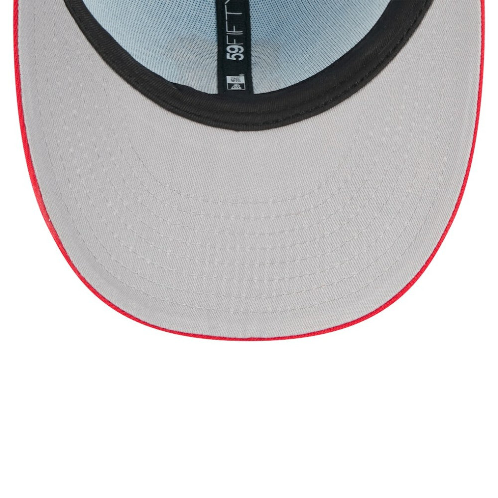San Francisco Giants 2025 Fourth of July Low Profile 59FIFTY Fitted Hat Light Blue/Red