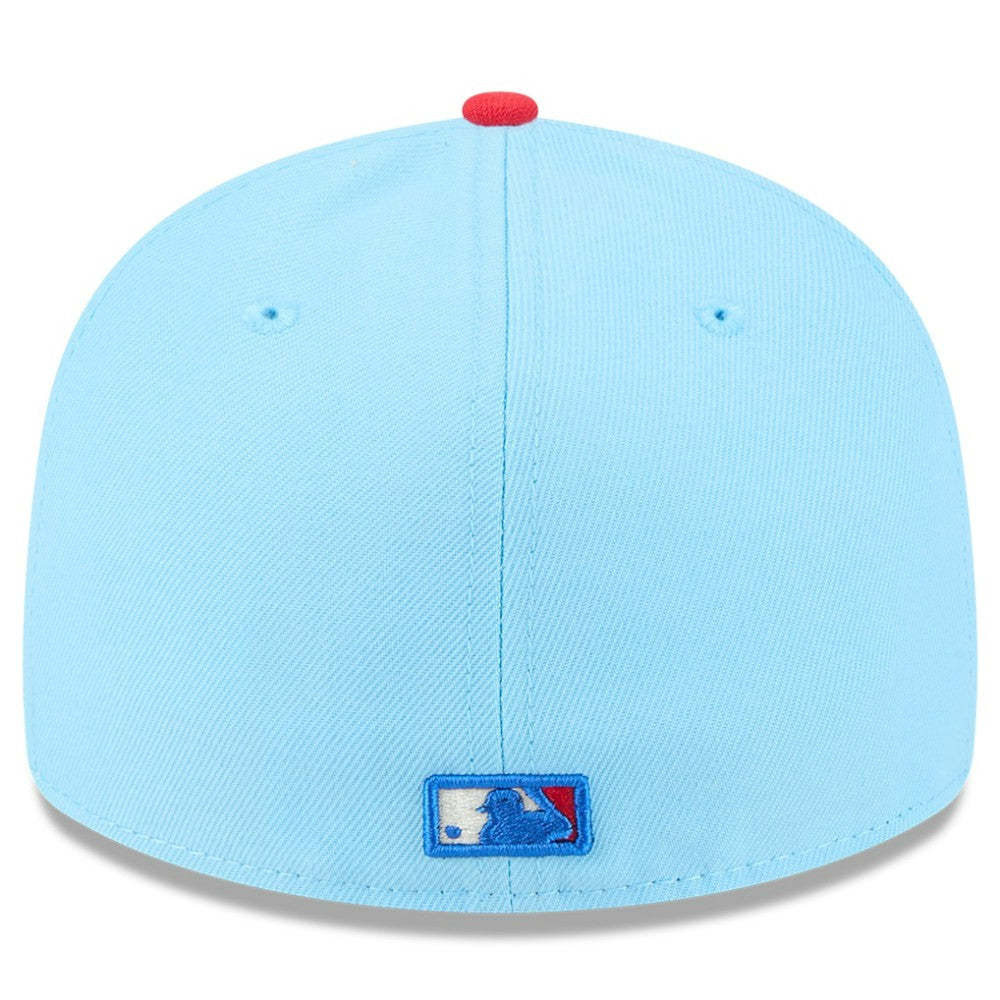 San Diego Padres 2025 Fourth of July Low Profile 59FIFTY Fitted Hat Light Blue/Red