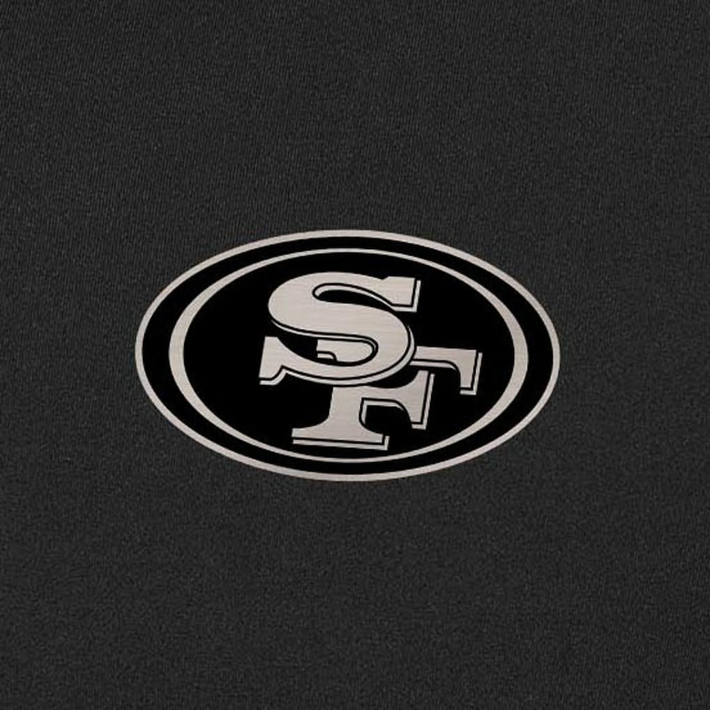 San Francisco 49ers Antigua Content Quarter-Zip Pullover Top - Black discount